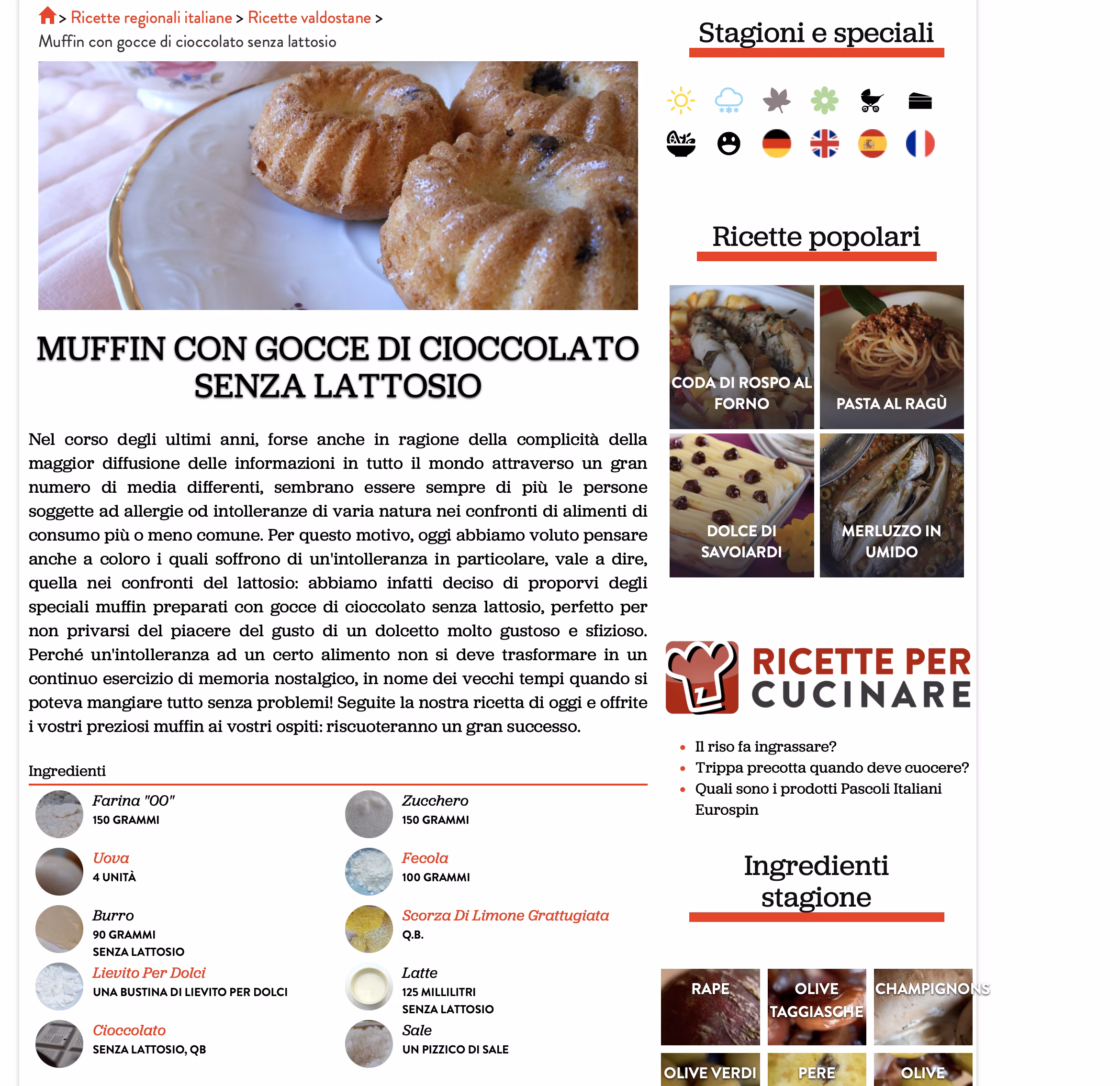 case study ricettepercucinare com 01