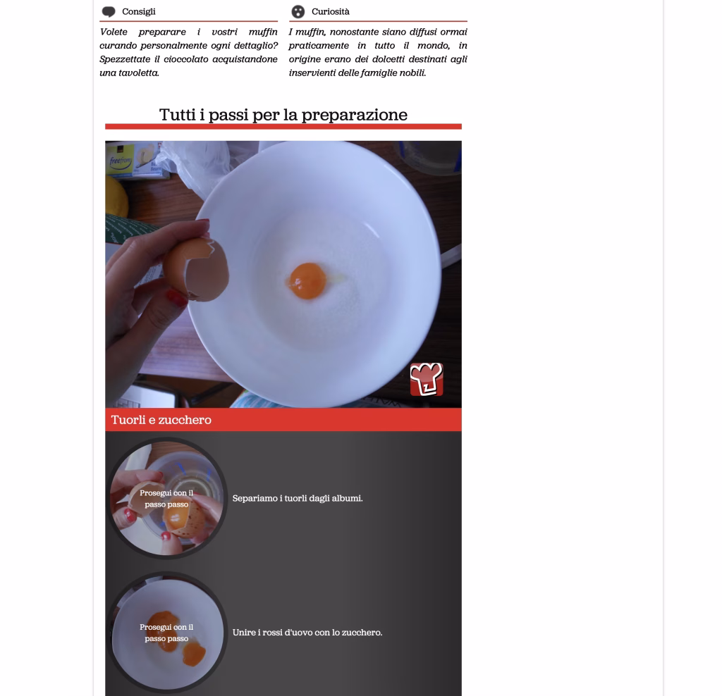 case study ricettepercucinare com 02