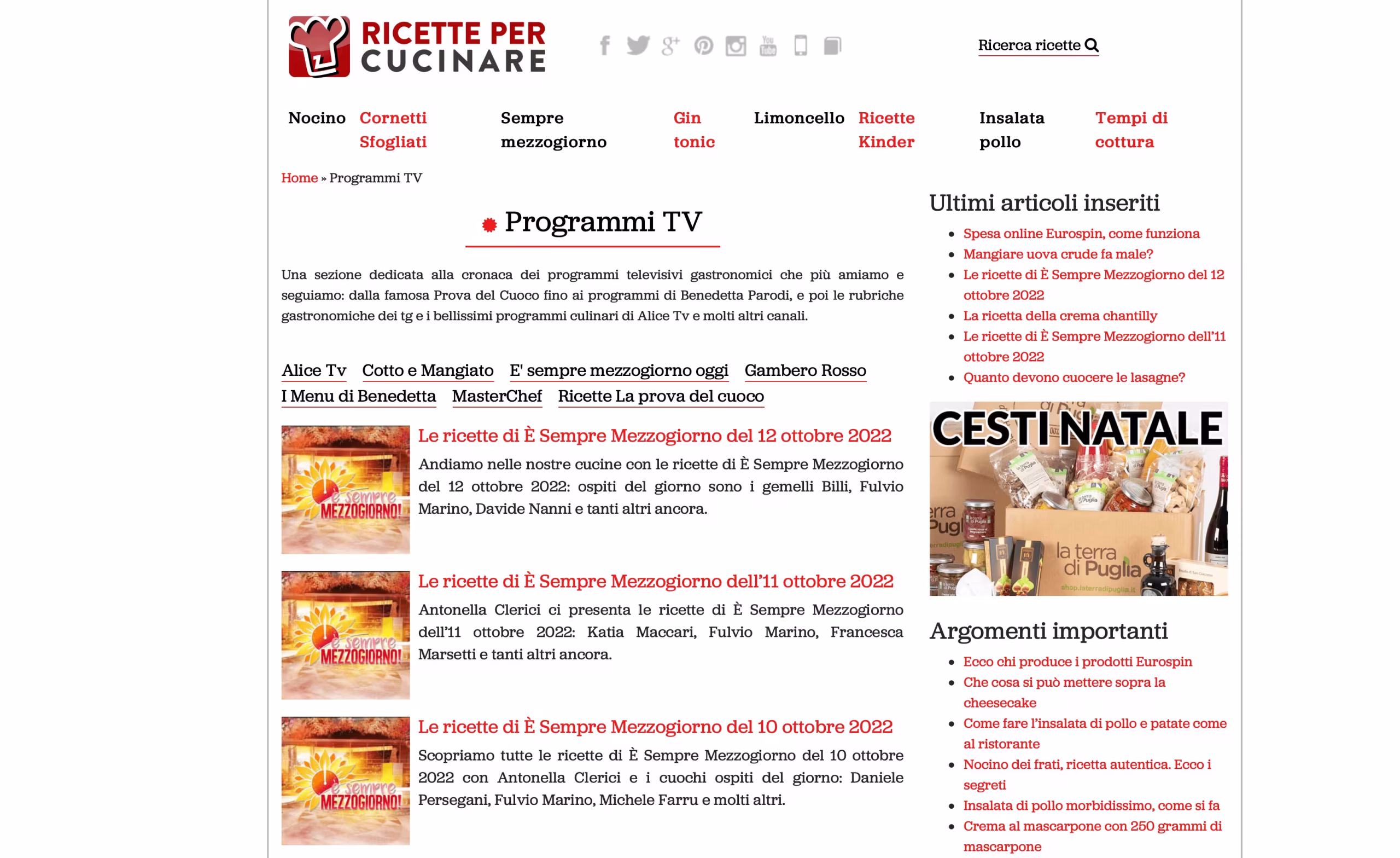 portale ricettepercucinarecom collaborazione gianfreda comunicazione mondadori scaled